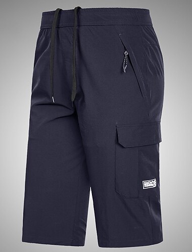 Bărbați Pantaloni Scurți Cargo Pantaloni Scurți Σορτς πεζοπορίας Multi Buzunare Simplu Confort Respirabil În aer liber Zilnic Ieșire Modă Șic Stradă Negru Albastru piscină