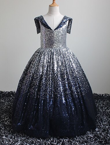  kinderkleidung Mädchen Party Kleid Feste Farbe Ärmellos Leistung Gitter Prinzessin Süß Gitter Mitte der Wade Etuikleid Tüll-Kleid Sommer Frühling Herbst 2-12 Jahre Blau Himmelblau
