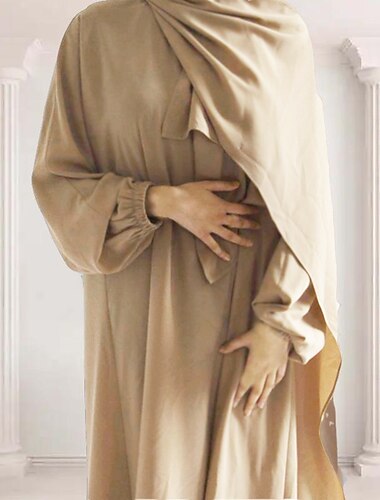  Dames Jurken Abaya Religieus Saoedi-Arabisch Arabisch Moslim Ramadan Volwassenen Kleding