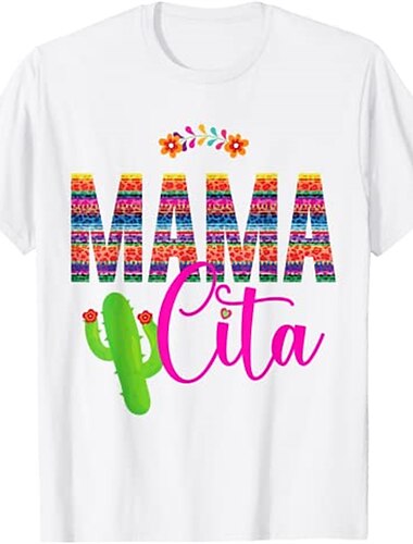  mexican tee cinco de mayo fiesta t-shirt print street style t-shirt für männer frauen unisex erwachsene heißprägung 100 % baumwolle lässig täglich
