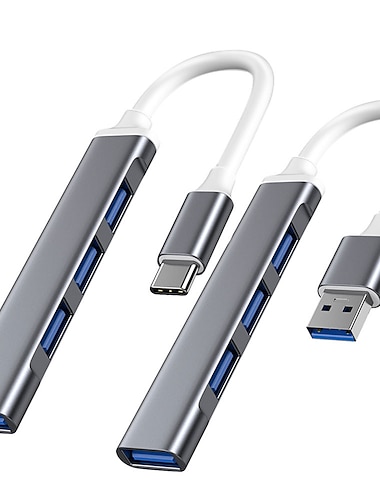  USB 2.0 المحاور 4 الموانئ 4 في 1 سرعة عالية مع قارئ بطاقة (ق) أوسب هاب مع USB2.0 * 4 5V / 2A توصيل الطاقة من أجل لابتوب كومبيوتر Macbook