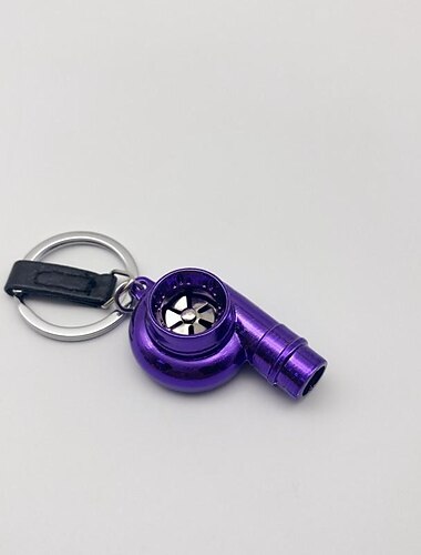  Starfire Real Whistle Sound Turbo Auto Schlüsselanhänger Gleitlager Spinning Turbo Schlüssel Chian Autoteil Turbine Turbolader Schlüsselanhänger Schlüsselanhänger Zubehör