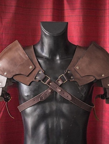  Retro vintage Punk & Gothic Middeleeuws Wapens en Harnassen Borstbeschermer Ren Faire Krijger Ridder Viking Voor heren Viking Maskerade Prestatie Evenement / Feest Toneel Volwassenen Schouder Pantser
