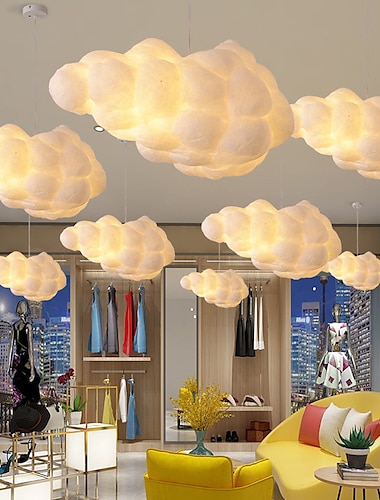  led κρεμαστό φως κρεμαστό σύννεφο φωτιστικό παιδικό δωμάτιο μοντέρνο σύννεφο πολυέλαιος φωτιστικά οροφής κρεβατοκάμαρας