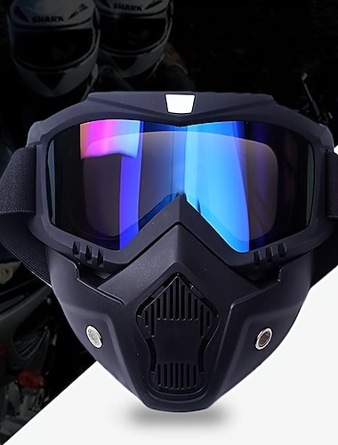  rămâneți protejat în timp ce vă bucurați de sporturi în aer liber: obțineți noua masca tactică cu ochelari de protecție cs!