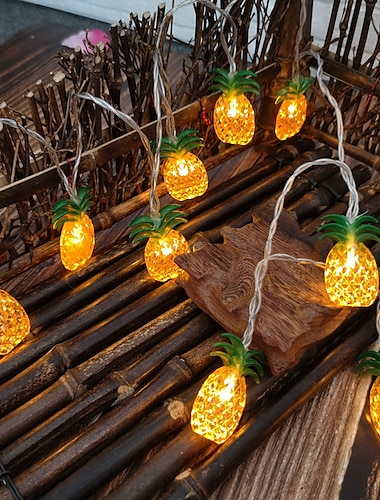  fruit lichtslingers 1.5 m 10 leds/3 m 20 leds aardbei banaan kiwi ananas vorm string kerstverlichting voor thuis kamer party decoratie