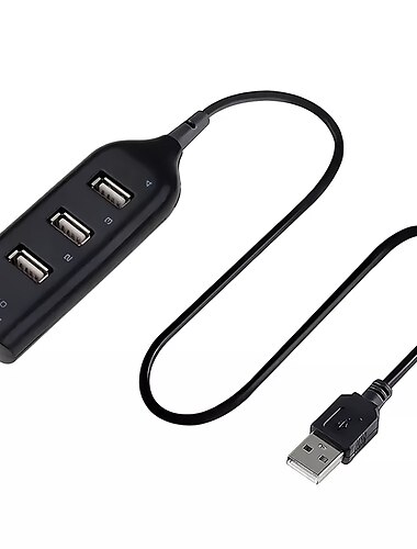  USB 2.0 Naben 4 Häfen 4-IN-1 USB-Hub mit USB2.0 * 1 5 V / 2A Stromversorgung Für Laptop PC