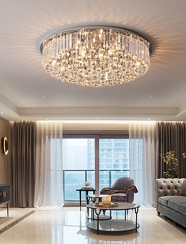  lekka luksusowa kryształowa lampa sufitowa nowoczesna prosta lampa do salonu atmosfera główna sypialnia nowy pakiet lamp