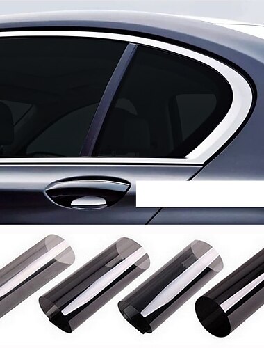  Starfire Auto schwarz Anti-Peep-Folie Fenster-Isolierfolie Rolle Auto Auto Home Fensterglas Sommer Solar UV-Schutzfolie