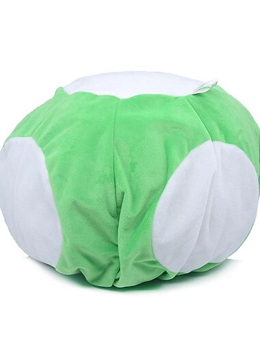  Mario Toad Mushroom Hut Plüschtier grün und rot Cartoon Cosplay Hut süße Mützen Geschenke für Freunde 19 * 30cm