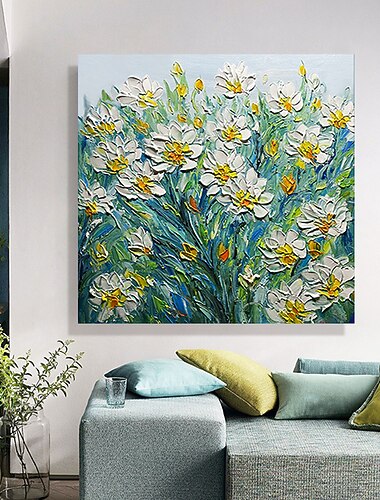  pintura a óleo artesanal pintada à mão flores 3d de alta qualidade contemporânea tela enrolada moderna (sem moldura)