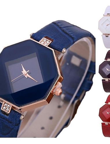 كوارتز ساعة جديدة للسيدات حزام جلدي فاخر غير رسمي موضة relogio feminino relojes mujer ساعة يد كوارتز