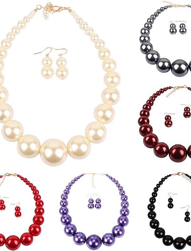 Korvakorut Helmikaulakoru Kaulanauha Korvakorut Retro / vintage 1920-luku Metalliseos Käyttötarkoitus Suuri Gatsby Cosplay Naisten Pukukorut Muotikorut