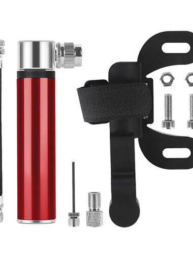  tragbare Pocket-Bike-Pumpe 120 psi Hochdruck-Mini-Fahrradpumpe passend für Presta-/Schrader-Ventil, ultraleichte Fahrradreifenpumpe, Fahrradreparaturset, Stonego-Fahrradzubehör für Straßen- und