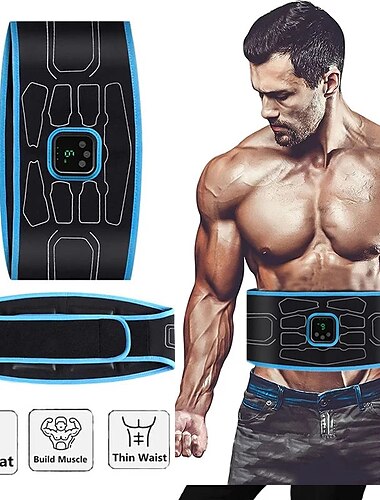  ems muskelstimulator buken kropp bantning bälte elektrisk smart abs tränare arm ben midja viktminskning fitness vibration bälte