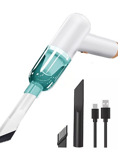 Mini-Akku-Staubsauger, wiederaufladbarer, kabelloser Staubsauger für Studenten, Zuhause, Auto, Büro, Dual-Use-USB-Handheld, trocken, nass, starke Saugkraft
