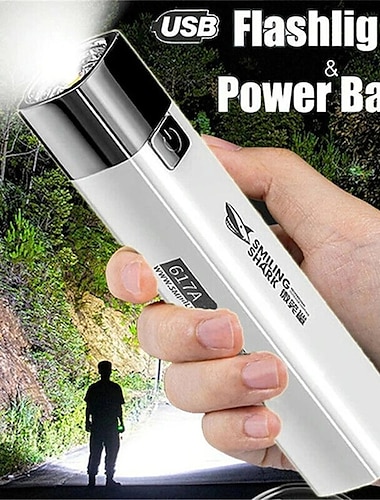  Portátil 2 en 1 990000lm ultra brillante g3 linterna táctica led antorcha luz al aire libre lámpara camping tácticas flash usb recargable