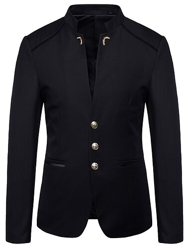  мужской повседневный пиджак, классический, стандартный крой, однобортный, однобортный, на одной пуговице, черный, бордовый, темно-синий, 2024