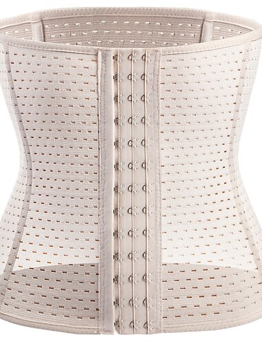  Shapewear für Damen in Übergröße, Taillentrainer, Body Shaper, reine Farbe, sportlich, schlicht, lässig, für zu Hause, täglich, Ausgehen, atmungsaktiv, Sommer, Frühling, Home-Outfits