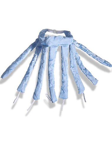 1 Stück Octopus Lockenstab Schlaf Lockenstab Stirnband Heatless Locken Stirnband Satin Heatless Lockenwickler Nacht Lockenwickler zum Schlafen ohne Hitze Lockenwickler für langes und kurzes Haar