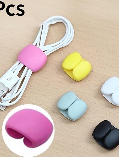  1 Tamaño Pequeño / Confortable De Forma Cúbica Soporte del cable del cable