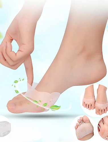  1 par indlægssåler forfodspuder til kvinder højhælede sko fod blisterpleje tæer indlægspude silikone gel indersål smertelindring