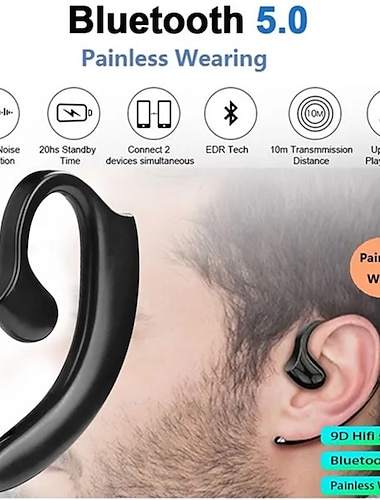  iMosi F7 Наушники с костной проводимостью Заушник Bluetooth 5.0 Спорт Водонепроницаемый Встроенный микрофон для Яблоко Samsung Huawei Xiaomi MI Повседневное использование
