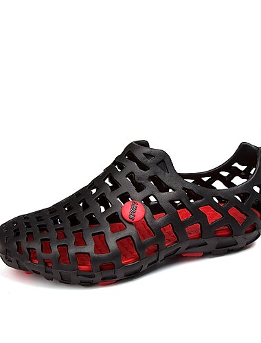  chaussures aquatiques légères et respirantes pour hommes – conception creuse à enfiler avec semelle antidérapante pour les activités de plein air