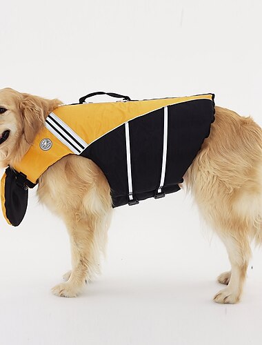  Perros Chaleco Chaleco salvavidas Chaleco salvavidas para perros Moda Deportes y Ocio Seguridad Playa Azul Piscina Ropa para perros for Fornido Perro perdiguero de oro Bichón Frisé Pomerania Small