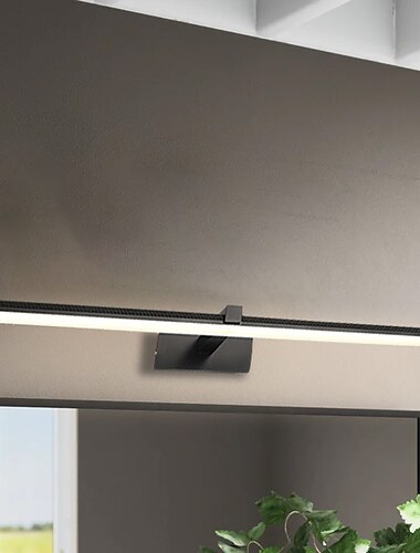  Badspiegellampen LED-Spiegelfrontleuchte 24 "IP20 7W Badezimmerspiegelscheinwerfer, LED-Spiegelleuchte wasserdichte Nebelscheinwerfer Wandbeleuchtung weißes Licht 110-240V
