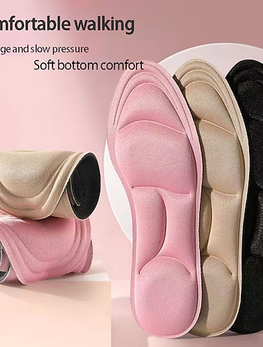  5D-Massage-Gedächtnisschaum-Einlegesohlen für Schuhe Sohle atmungsaktives Kissen Sport Laufeinlagen für Füße orthopädische Einlagen