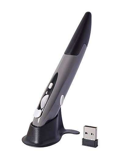  2,4 GHz USB kabellose optische Stiftmaus intelligente Maus für PC-Laptop-Computer Mini 2,4 GHz USB kabelloser Luftmaus-Optikstift für Laptop und PC