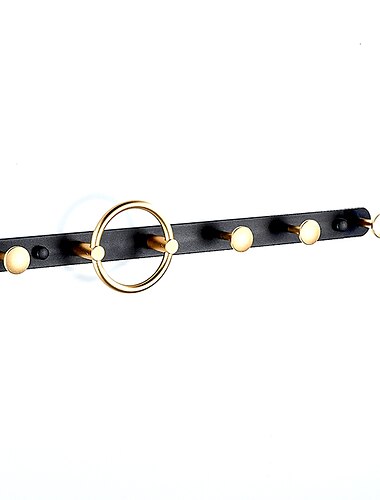  kleiderhaken wandkleiderhaken aluminium space europäischer stil aluminium mantel badezimmer mantel wandhaken schwarz (5-8 haken) wandkleiderbügel