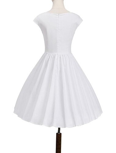  Rochie in linie a anilor 50 retro vintage rochie medievala renascentista costum dama vintage cosplay casual rochie zilnica