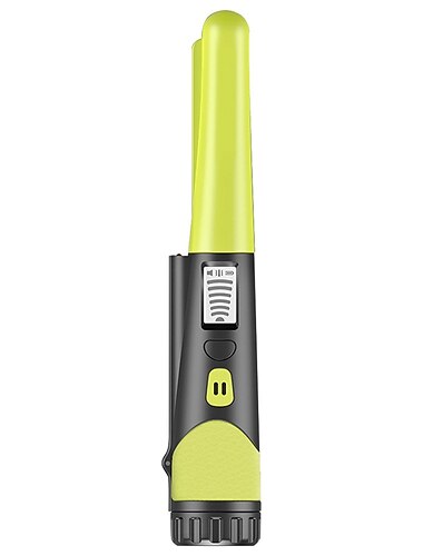  Metalldetektor tragbarer hochempfindlicher Metalldetektor Ein-Knopf-LED-Anzeige Golddetektor-Zeiger Metalldetektor mit gewebter Holstertasche