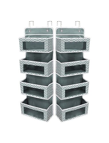  vier gitter vlies pvc kleiderschrank hängende lagerung hängende tasche tür lagerung hängende wand handy aufbewahrungstasche hängende krippe unterwäsche hängende aufbewahrungstasche