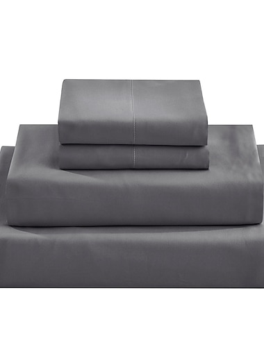  4 stuks laken set super zachte microfiber hotel luxe egyptische lakens 14/18 inch diepe zak kreukvrij