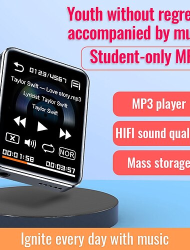  Digital stemmeopptaker M28 Engelsk 128GB Bærbar Digital stemmeopptaker 43.18 mm Android-system E-Bok Bærbar MP3-spiller Audio Recorder med avspilling med støyreduksjon til Virksomhet Tale Møte