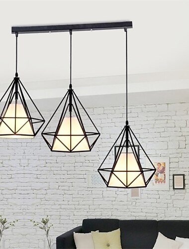  led ペンダント ライト 60 cm 3 ライト スプートニク デザイン シャンデリア ダイニング ルーム ベッドルーム ペンダント ランプ 工業用塗装仕上げ 110-240v
