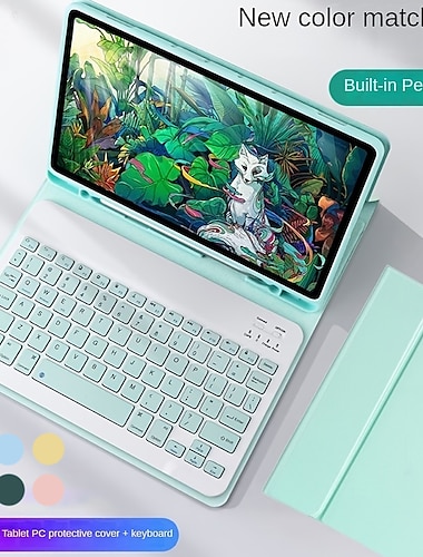  Tableta Carcasa Funda Para Apple iPad 10.9'' 10 iPad Air 5.º ipad 9th 8th 7th Generation 10.2 inch iPad Pro 12.9'' 5th Portátil con Teclado Antigolpes Cuero de PU