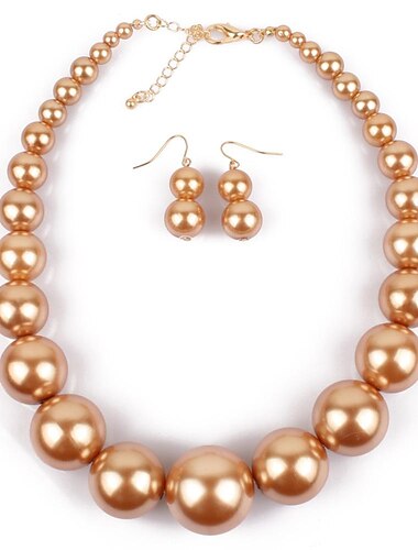  Ohrring Perlenkette Halskette Ohrringe Retro Vintage 1920s Aleación Für Der große Gatsby Cosplay Damen Modeschmuck Modeschmuck