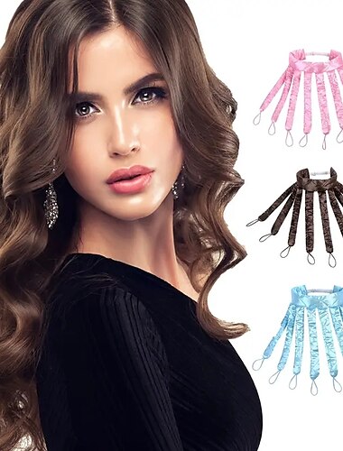  1 pièce poulpe fer à friser sommeil barre de curling bandeau boucles sans chaleur bandeau satin bigoudi sans chaleur bigoudis de nuit pour dormir sans chaleur bigoudis pour cheveux longs et courts