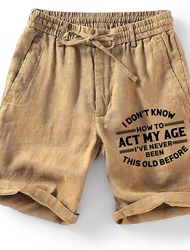  Voor heren Grafisch Brief Korte broek Zomer korte broeken Strandshorts Medium Taille Streetwear Hawaii Ontwerper Casual Dagelijks Feestdagen Trekkoord Elastische taille 3D-afdrukken Ontwerper Kleding