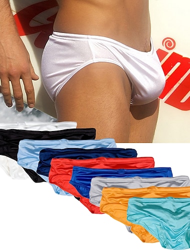  Hombre Bañadores Pantalones de Natación Calzoncillos de natación Plano Transpirable Suave Exterior Casual Diario Hawaiano Elegante Negro Blanco Microelástico