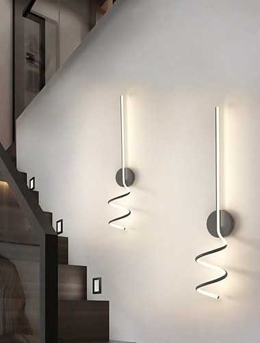  lightinthebox led vegglamper minimalisme varm hvit/hvit lys 22w vegglamper moderne moderne stil stue soverom spisestue metall vegglampe