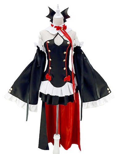  Krul Tepes Anime Cosplay-drakter Kjoler Cosplay Topper / Underdeler Kjole Ermer Korsetter Til Dame