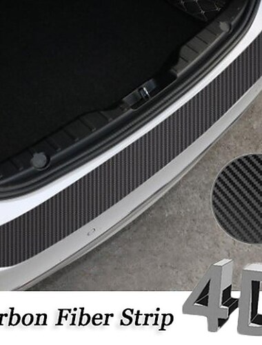  Starfire 90 см задний бампер автомобиля наклейка из углеродного волокна защита от царапин и столкновений защитная крышка полоса накладка на порог багажника наклейка