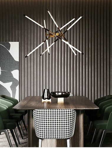  80 cm stmívatelný design sputnik design cluster design lustr kovový vrstvený sputnik geometrické lakované povrchy ostrovní severský styl 85-265v