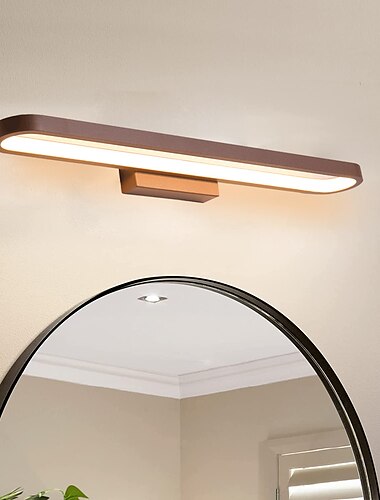  15.6in 23.5in 31.2in moderne en minimalistische led wandlamp woonkamer slaapkamer badkamer kaptafel zwarte koffie spiegel voorlamp ac220v ac110v