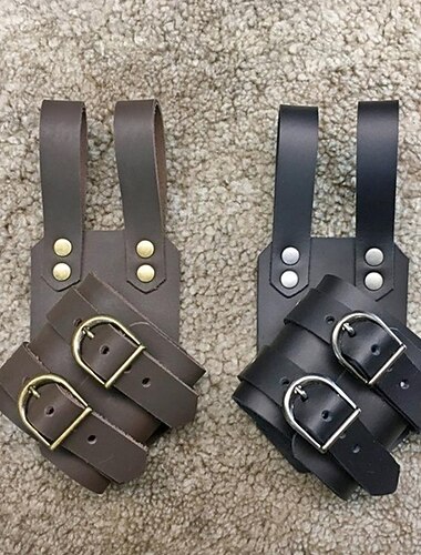  Retro / vintage Punk och gotiskt Medeltida kostymer Slida Svärdshållare Svärdgroda Riddare Viking Främling Alven Maskeradkläder Herr Dam Unisex Maskerad Prestanda Fest Scen Vuxna Mer accessoarer